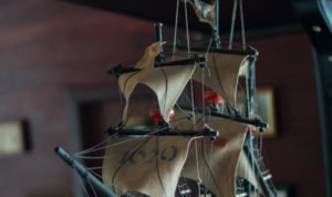 Frühstücksrestaurant Schiffsmodell